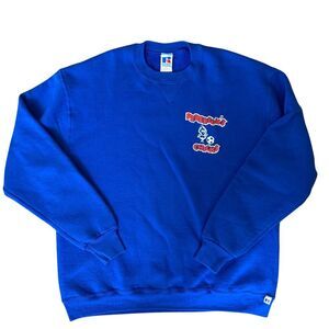 Russell-athletic Men's Blue and Red Sweatshirt